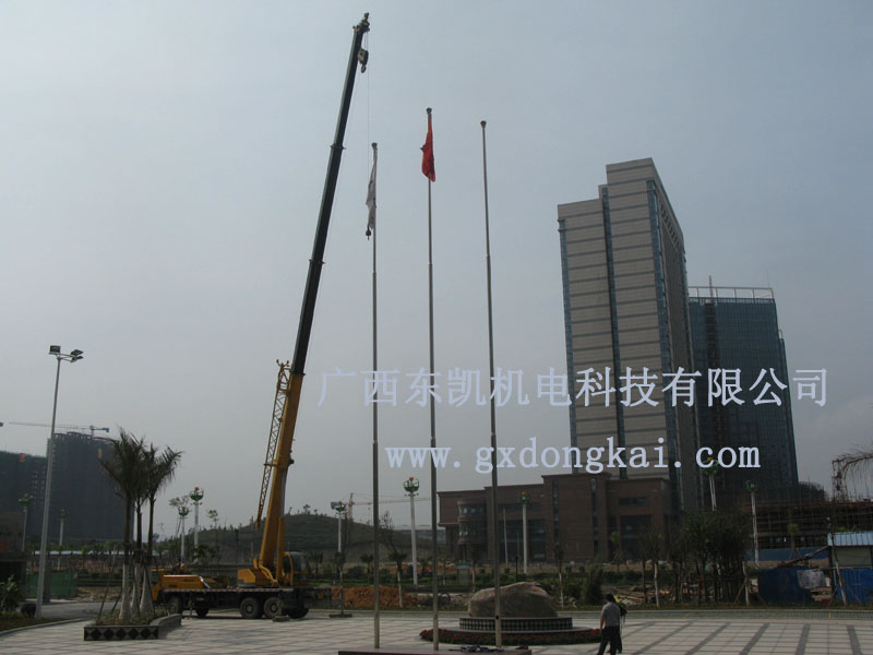 電網(wǎng)公司三節(jié)內(nèi)置式旗桿-2