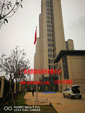 五象新區(qū)綠地國際花都12米錐形旗桿
